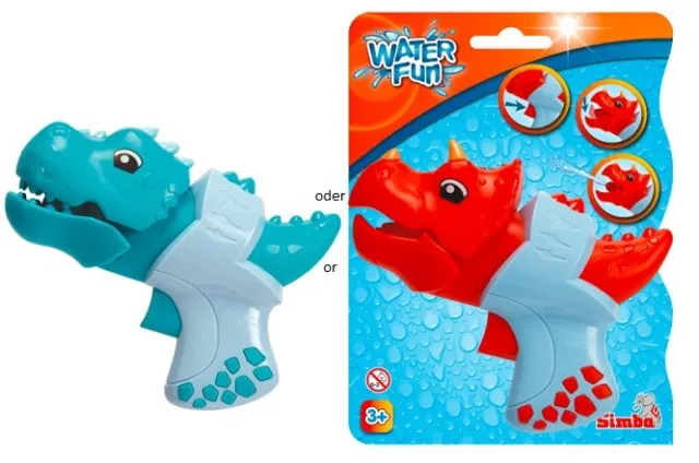 Simba 107276164- Water Fun - Water Pistole Dino, Sorted - New