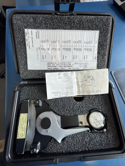 Pacific Scientific T60-1001-C8-1A Cable Tensiometer Type C8