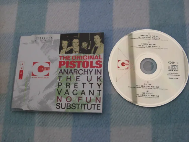 The Original SEX PISTOLS - Anarchy In The UK / Pretty Vacant UK CD Single NM