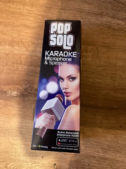 Pop Solo Karaoke Microphone And Speaker New In Box