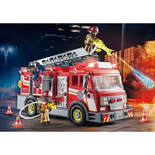 Playmobil  71233 USA  Emergency Fire Engine In Stock