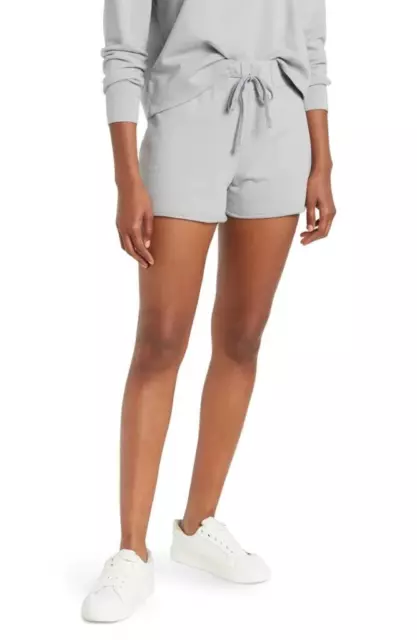 $125 - James Perse Drawstring Knit Short in Foil Grey Size S (1)