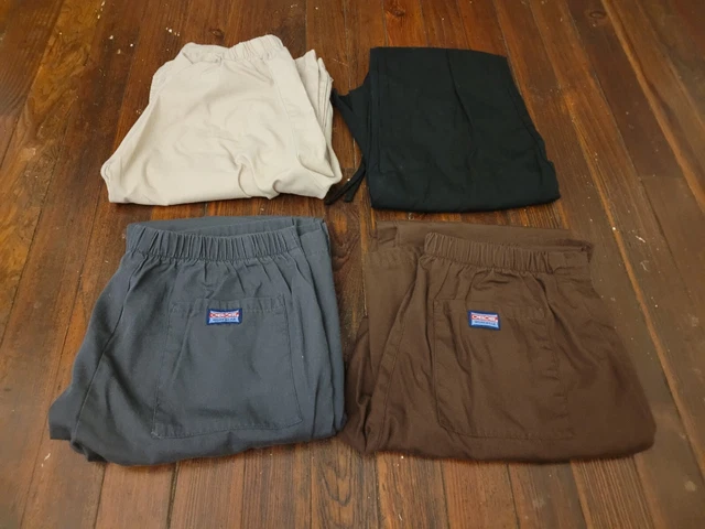 Scrubs Lot (4) Size XS Pants Mixed brands nursing uniforms Neutral Colors