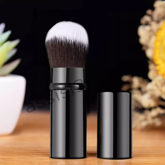 RETRACTABLE PROFESSIONAL Makeup Brush Face Powder Contour Blusher Highlighter