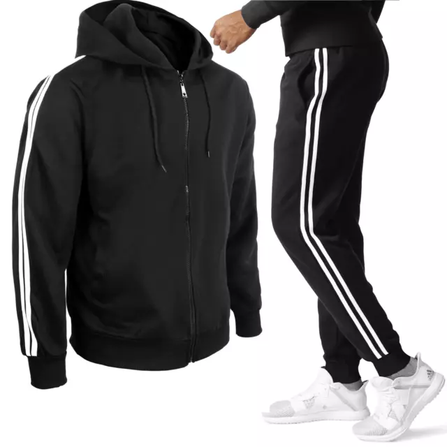 Tuta Sportiva Uomo Felpa con Cappuccio Pantaloni Basic Set 2 Pezzi GIROGAMA 6931
