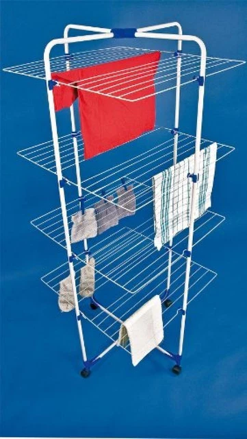 Wenko Stendibiancheria Blanc/Bleu - NUOVO