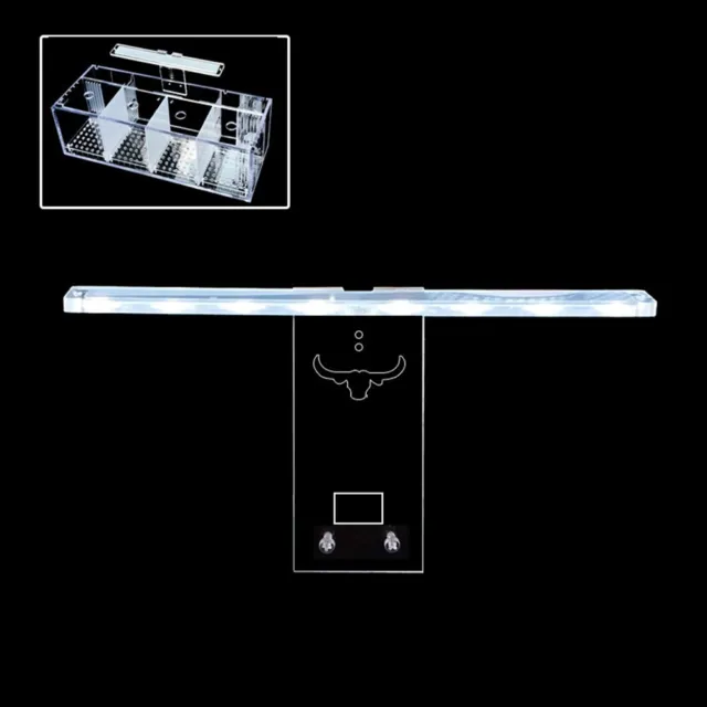 Aquarium Light Fish Tank LED Lamp Clip-On Bracket Light Acrylic USB Aqua-Plant