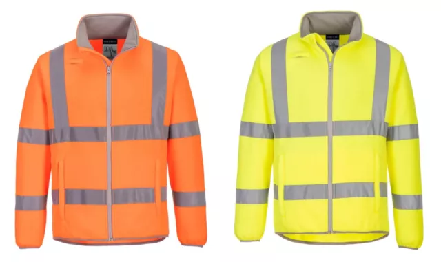 Portwest EC70 Eco Hi-Vis Veste Polaire Chaud Hiver Confort Sécurité Travail