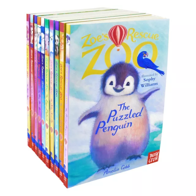 Zoes Rescue Zoo Series 1 By Amelia Cobb 10 Books Collection Set - Ages 5-7 - PB