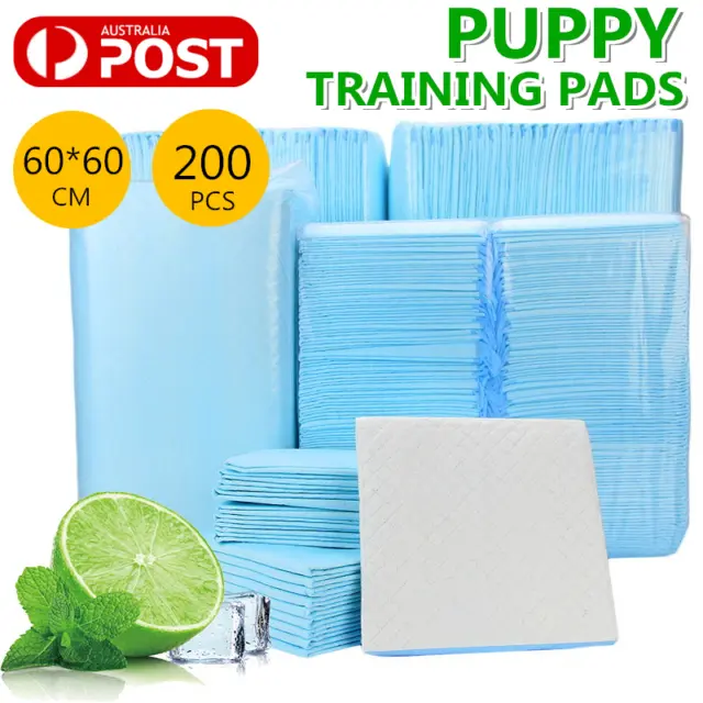 400X 60X60cm Large Puppy Training Pads Toilet Pee Wee Super Absorben Pet Dog Mat