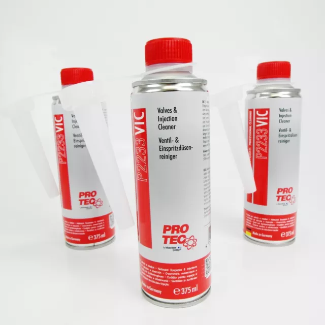 3x PRO TEC VIC Ventil- & Einspritzdüsenreiniger Valves & Injection Cleaner 375ml