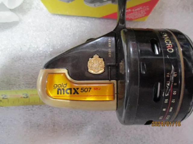 VINTAGE ABU GARCIA Gold Max 507 closed-face spinning w/display  box-used/nice $35.00 - PicClick
