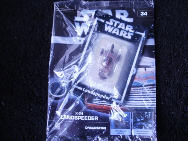 Star Wars The Official Figurine Collection No 34 LANDSPEEDER IN SEALED BAG MINT