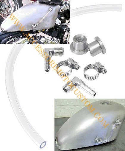 Adesivi Per Serbatoio Moto Cafe Racer - Decorazioni In Vinile Per Harley E Moto Custom - Foto 3