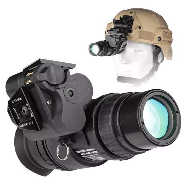 1x32 IR Night Vision Goggles Monocular Helmet Mount Sight for Hunting Observe