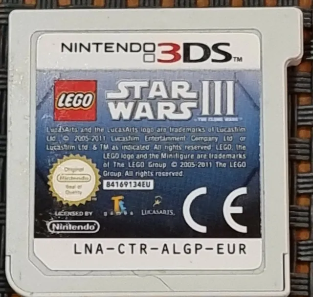 LEGO STAR WARS 111 GAME for Nintendo 3DS - Game Cartridge Only