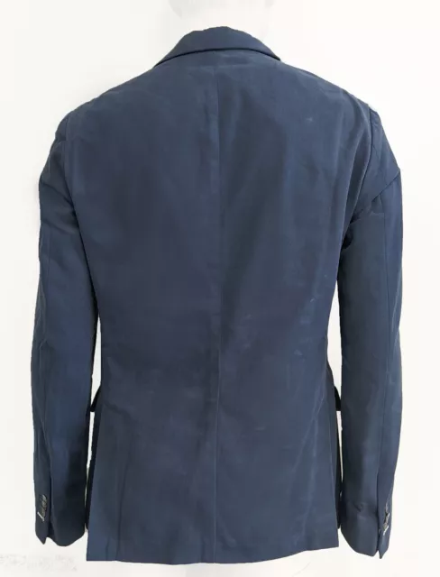 GANT RUGGER Men's Crown Blue Cotton Uncontructed Blazer NWT 2