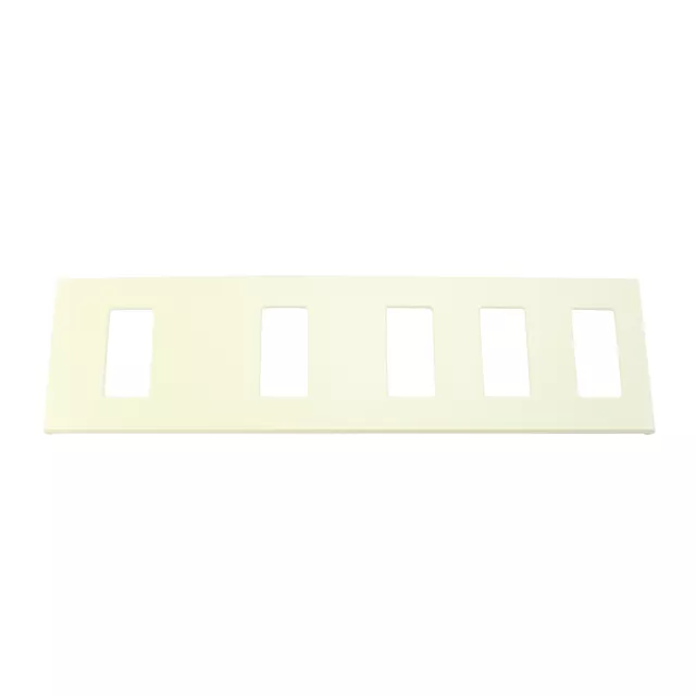 Lightolier Nfb5Sssllal Multi-Gang, 5-Gang, Faceplate Nfb Wall Plate, Almond