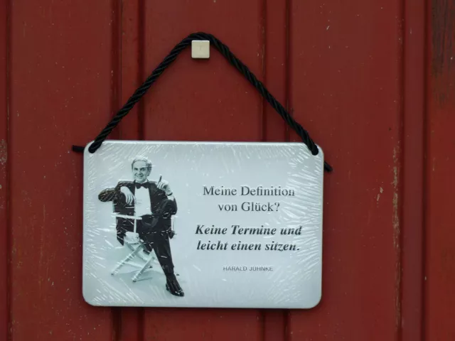 Blechschild KULTHÄNGER Meine Definition von Glück?..........