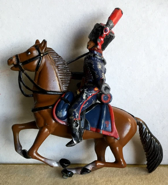 CBG Mignot - Lot de 2 Soldats Empire Cavaliers en Plomb