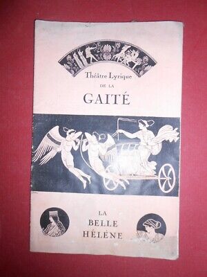 Ancien Programme de Théâtre Municipal de la Gaité Lyrique COLORADO 1950  H RYS 