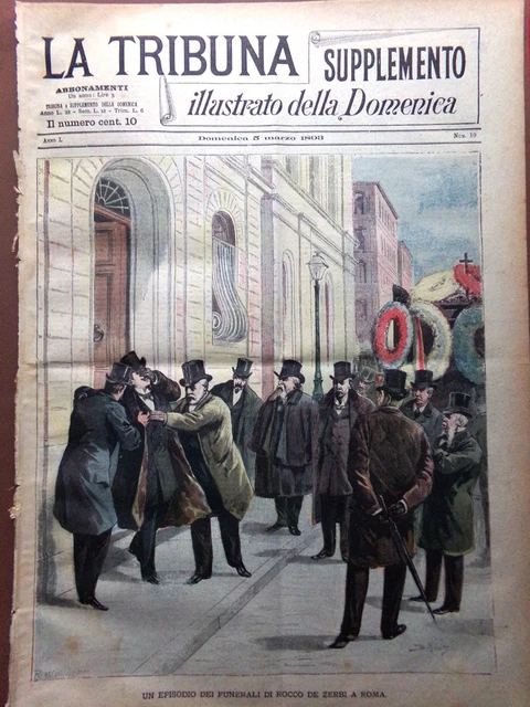 LA TRIBUNA ILLUSTRATA 29 Maggio 1892 Cialdini Monumento