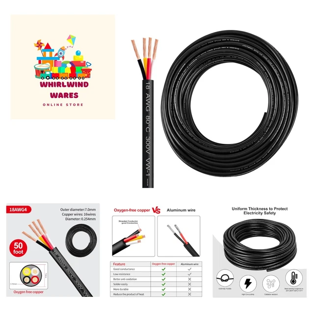 2 Foot Short Extension Cord - 16 Gauge 2 Prong White Power Cord For Lamps & Appliances, ETL Certified