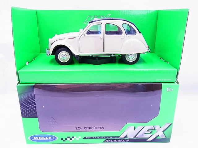 Citroën 2CV Bleue - Modèle Réduit Welly 1:24 - Miniature Collection