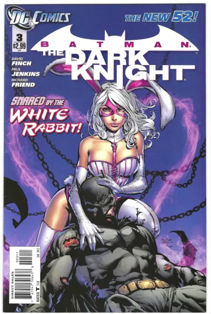 Batman the Dark Knight Vol. 2 #3 - DC - Jan '12 - 1st App of the White Rabbit!!!