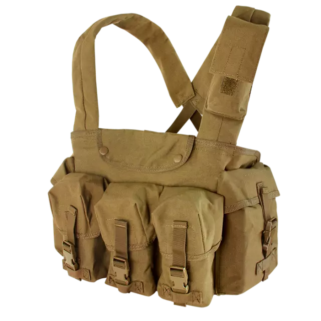 Condor 7-Pocket Chest Rig CR-498 Coyote Brown