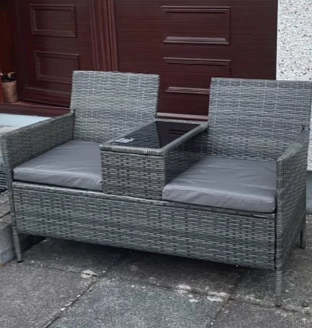 Hereford 5 piece online rattan egg bistro set