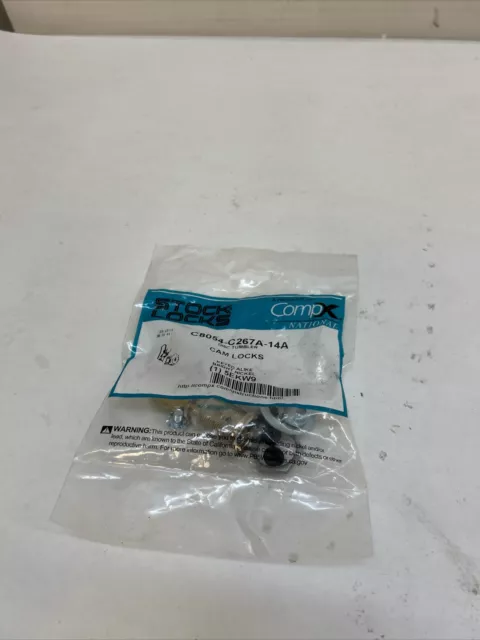 Compx National C8054-C267a-14A Disc Tumbler Keyed Cam Lock, Keyed Alike, C267a