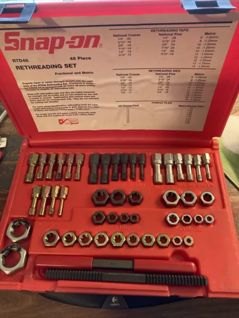 Thread Resoring Set By Snap-On 48 Piece