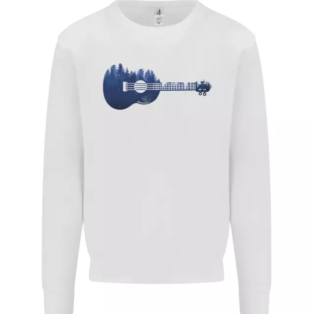 Ukulele Forest Guitar Music Guitarist Kids Sweatshirt Jumper