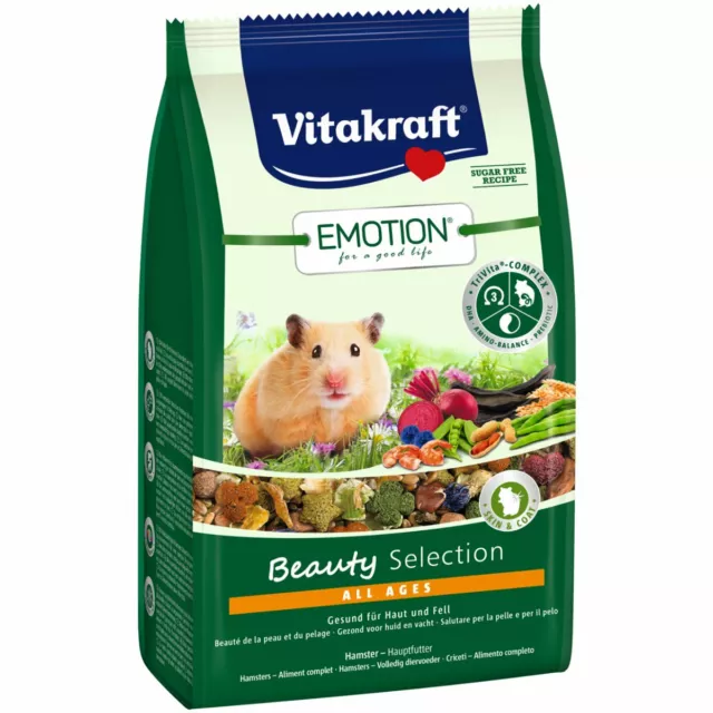 VITAKRAFT Emotion Beauty All Ages Hámster 600G Comida Alimento Especial