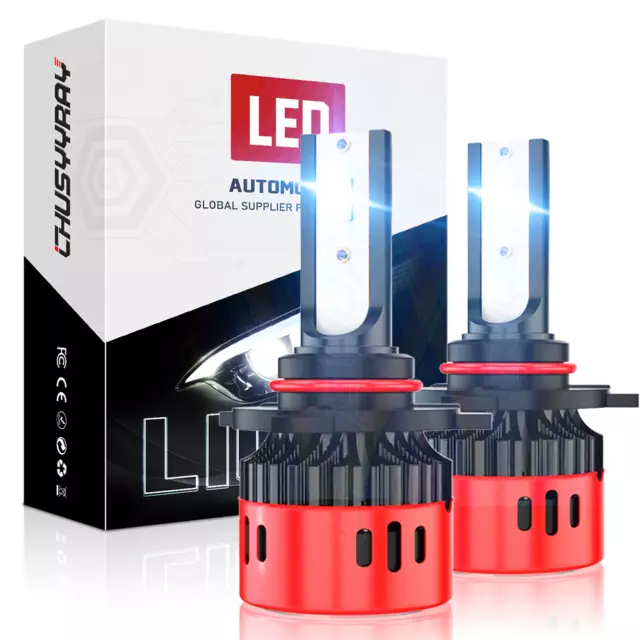 9005 2x LED Headlight High/Lo Beam Bulbs For Chevy 2003-2007 Silverado Avalanche