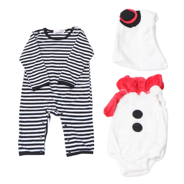 3 pz abbigliamento pupazzo di neve uomo donna bambino pupazzo di neve bambino Natale