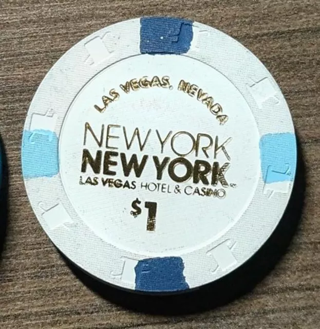 $1 Chip, New York New York Casino Foil, Las Vegas, Nevada
