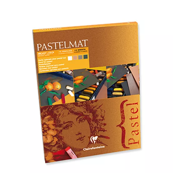 Clairefontaine Pastelmat - Pastel Card Pad - 360g (Ref 2) 96005C - 18 x 24cm