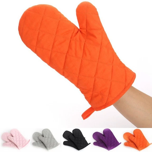 Cotone Guanti da Forno Guantone Calore Prova Resistente Cottura Cucina Pentola