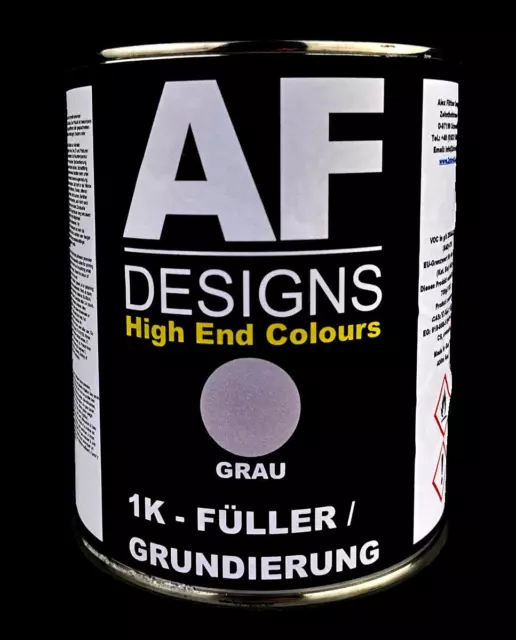 Rostschutz Grundierug Grau 1KG Dickschicht Acryl Füller Metallschutz Füllprimer