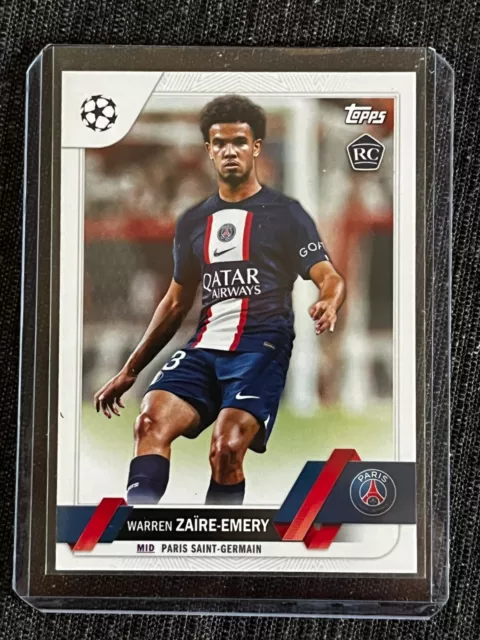 TOPPS UEFA COMPETITION 2022 Rookie Warren Zaire Emery Paris Sg