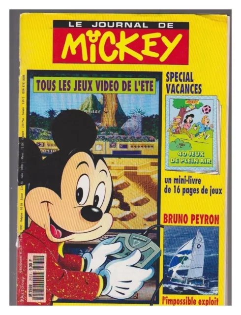 Journal De Mickey 2131 Be+  Avec Mini Livre Jeux