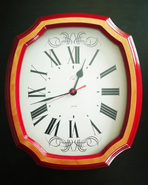 Horloge Murale à Quartz Silvia - Bois - Vintage - Fonctionnelle