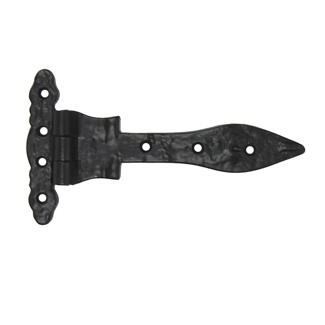 Cast Iron Black Vintage Style Hinge Gate Shed Door Hardware Strap Arm Barn Decor