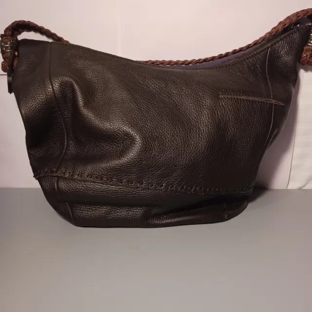 The Sak Hobo Bag Brown Leather