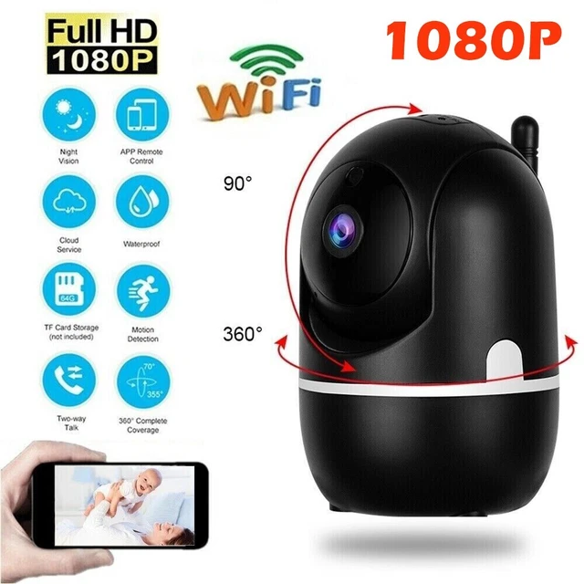 1080P Babyphone Mit-IP WIFI Kamera Monitor IR Nachtsicht Wlan Überwachungskamer