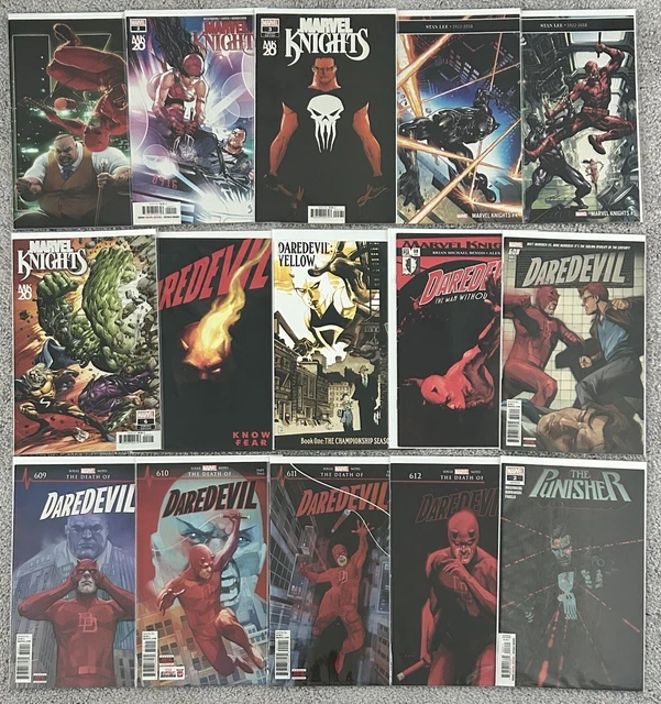Marvel Assorted Comic Lot - Marvel Knights, Daredevil, & Punisher (28 Books) NM