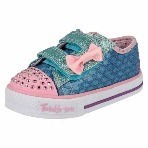 Ragazze Twinkletoes Da Skechers Luce Scarpe Ginnastica Sweet Steps