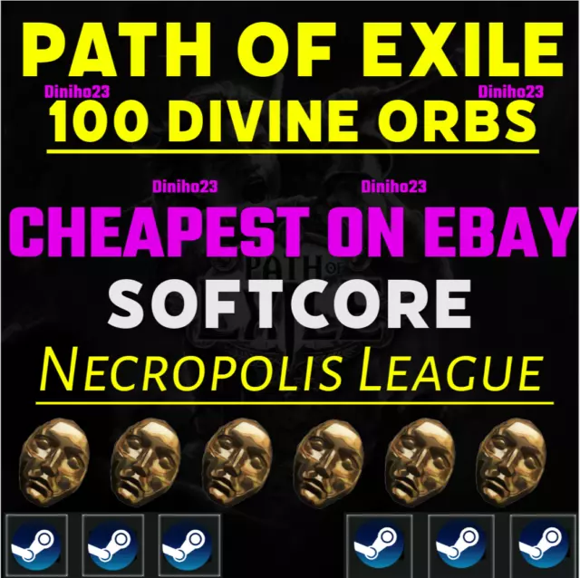 Path of Exile 100 Divine Orbs Necropolis League Softcore POE Necropolis PC Fast